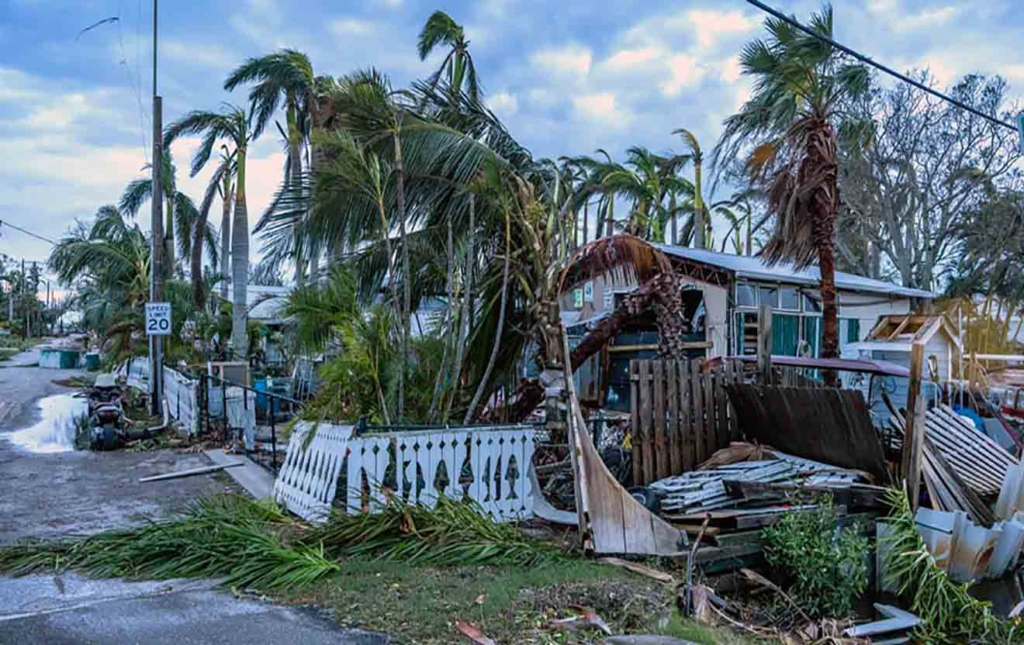 Secuelas del huracán Milton en Florida